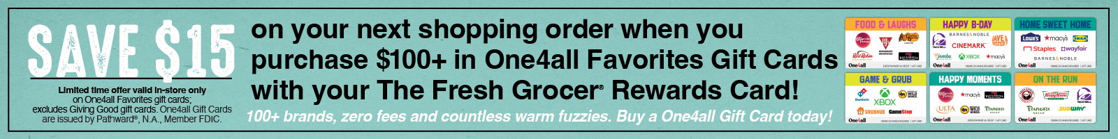 Save on Gift Cards!